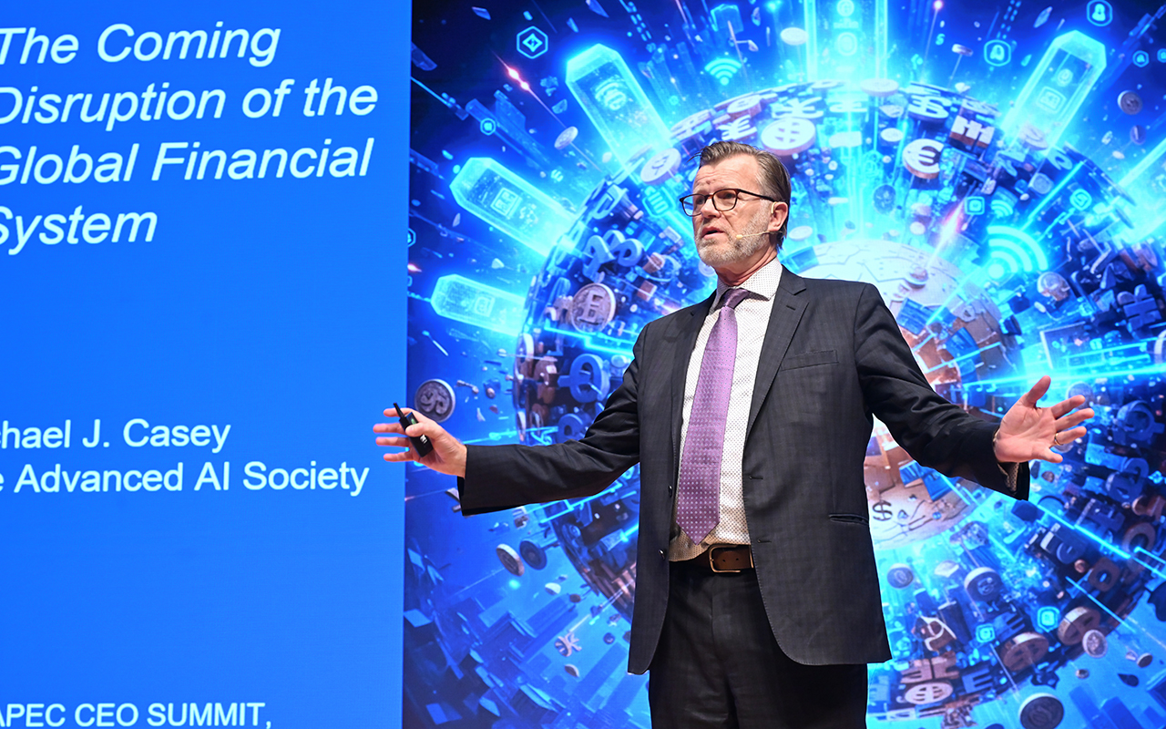 Michael Casey keynoting at APEC CEO Summit