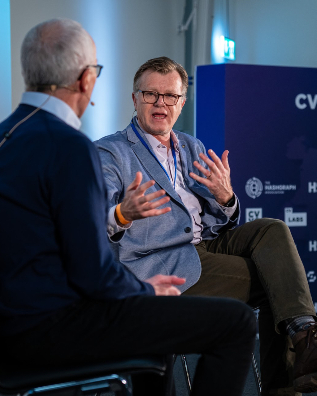 Michael Casey in conversation at CV VC Top 50 Davos